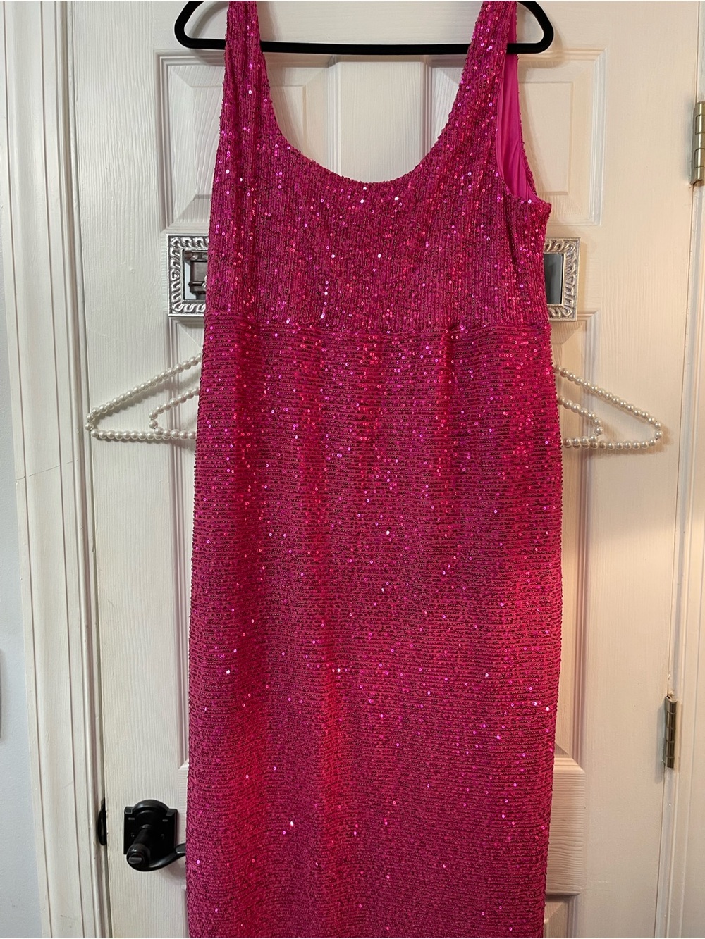 Fashion Nova Fuchsia Sequin Maxi Dress TALL - Picture 11 of 12